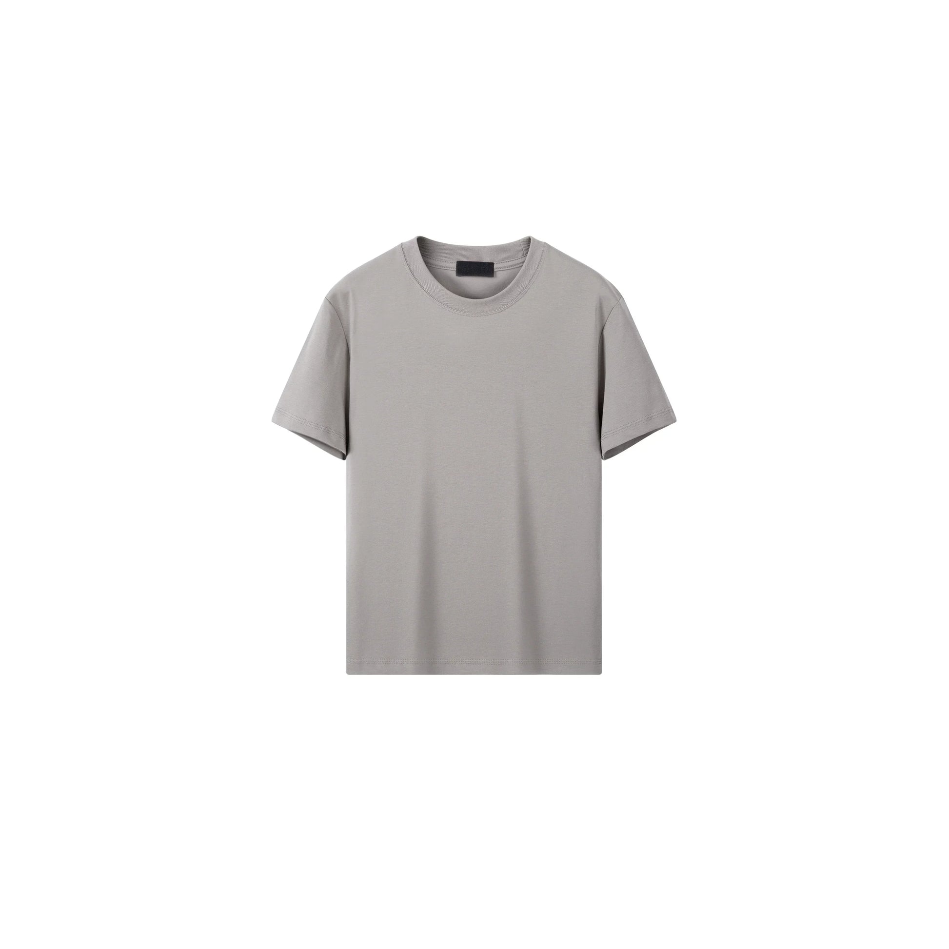 PLUS NO LOGO Casual Front Shoulder Short Sleeve Fitness Tee