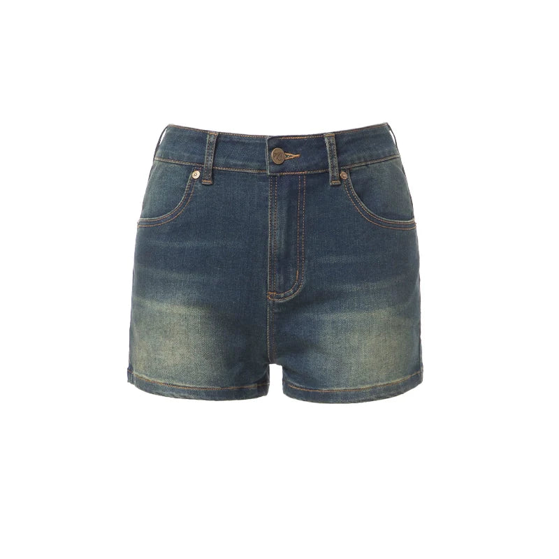 ABMY Sexy Hip-wrapped Denim Shorts