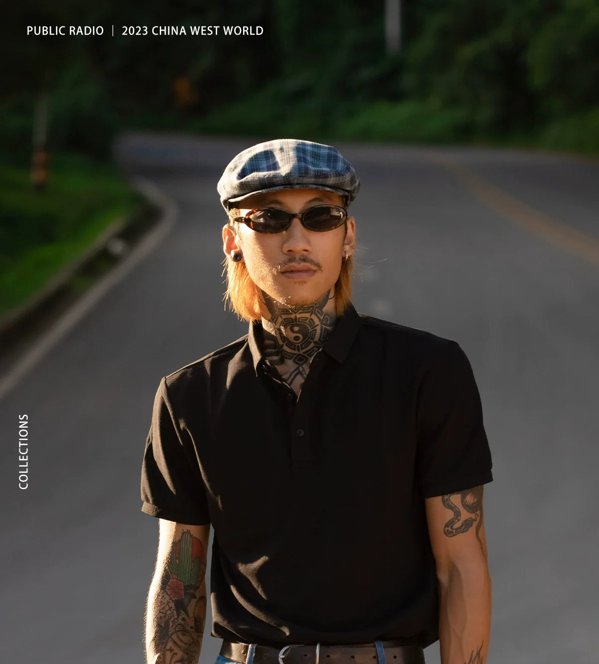 PUBLICRADIO Vintage Commuter Solid Color Polo Shirt