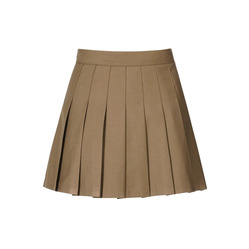 ABMY Card High Waist A Word Thin Sexy Suit Skirt