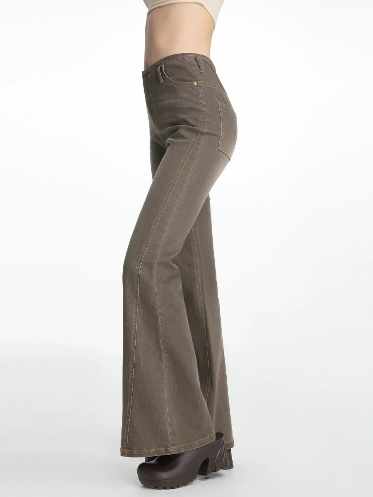 ABMY American Retro Micro-pull Jeans