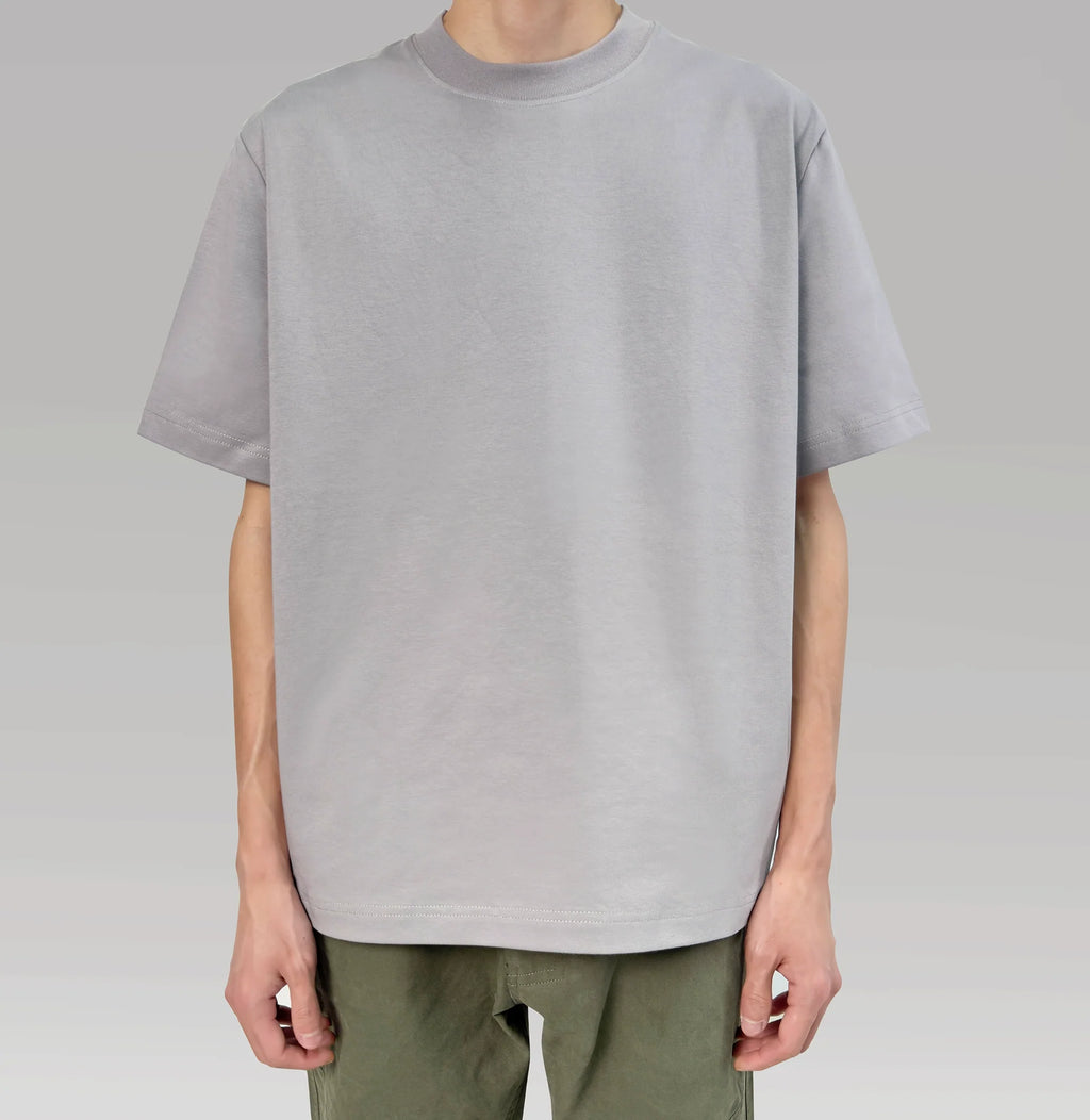 PLUS NO LOGO Small Neckline Short Wide Cool Tee