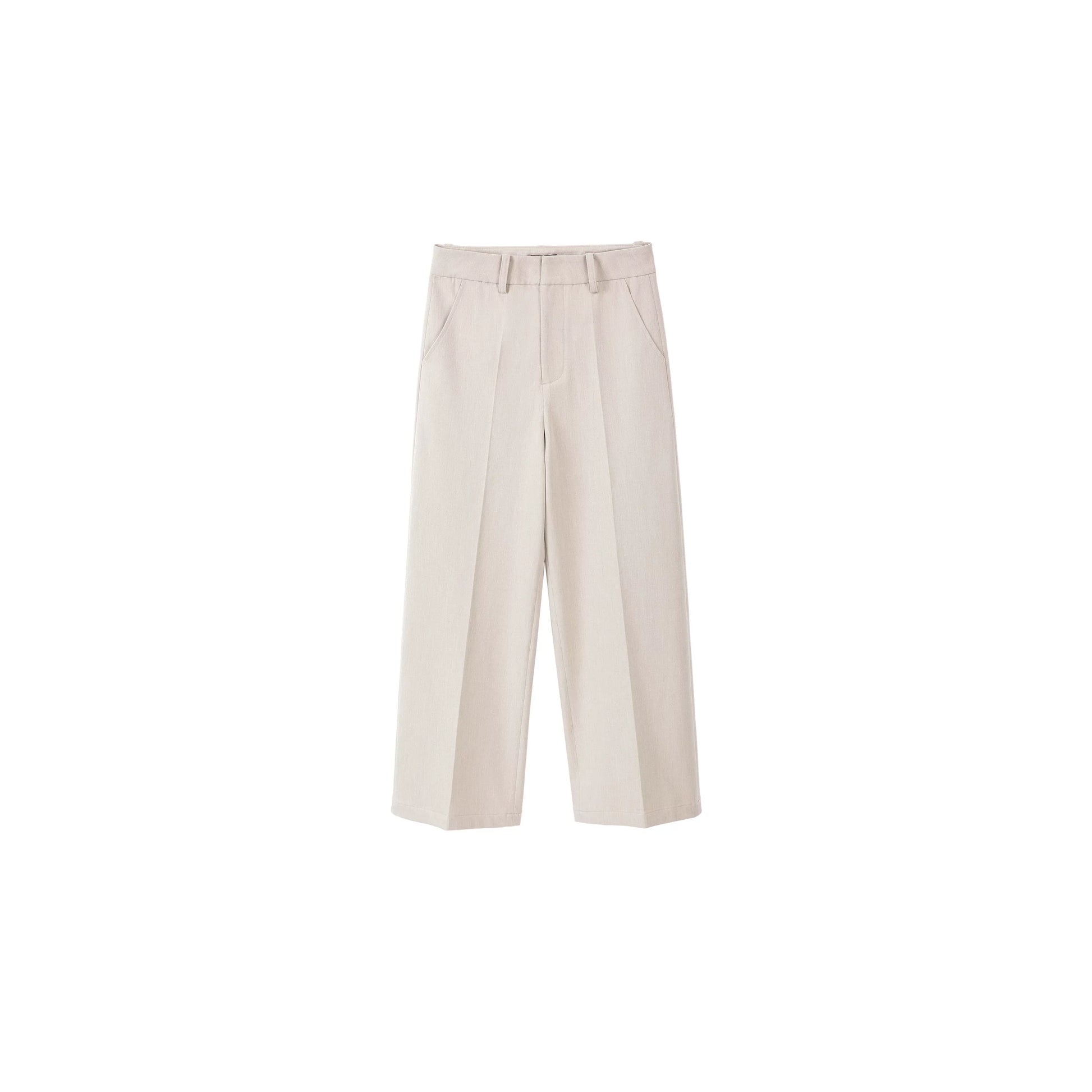 PLUS NO LOGO Drape Anti-wrinkle A-shaped Trousers