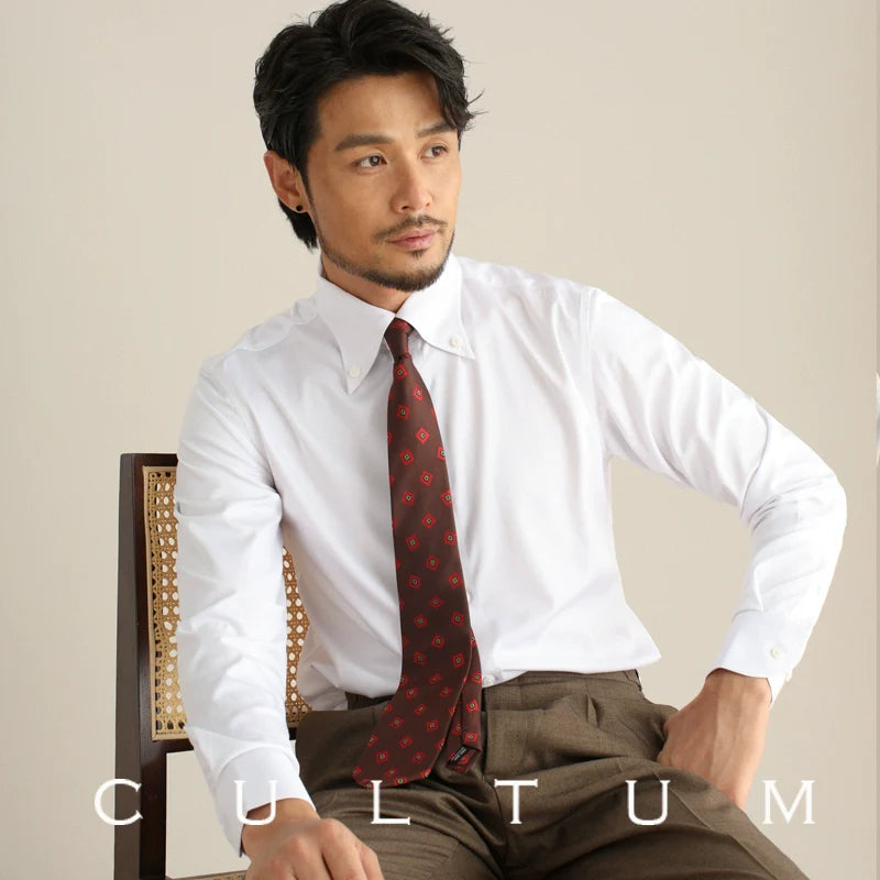 CULTUM Italian Long-sleeved Non-ironing and Easy-to-care Business Casual Shirt