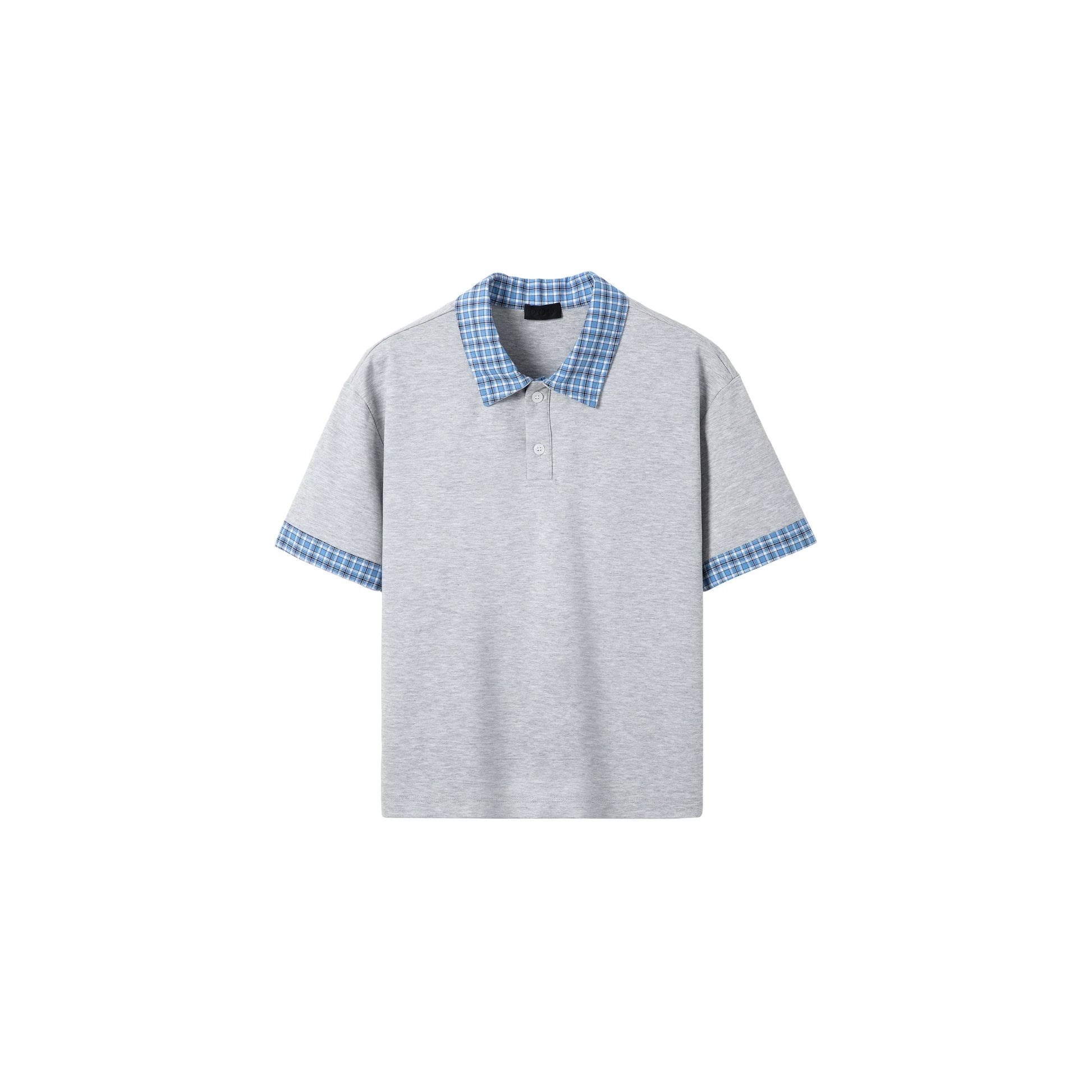 PLUS NO LOGOmiu Color Matching Collar Polo Tee