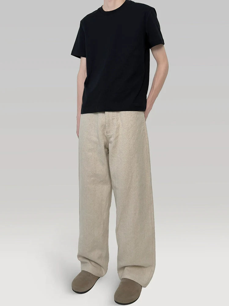 PLUS NO LOGO Casual Front Shoulder Short Sleeve Fitness Tee