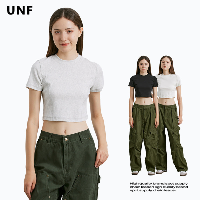 UNF fishbone women Crop Top