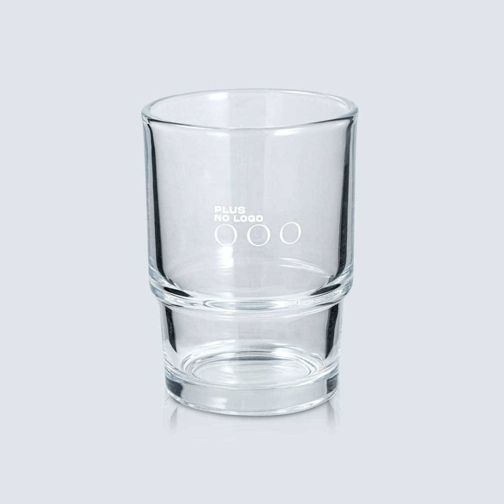 PLUS NO LOGO Transparent Glass Cold Drink Hot Drink Coffee Cup