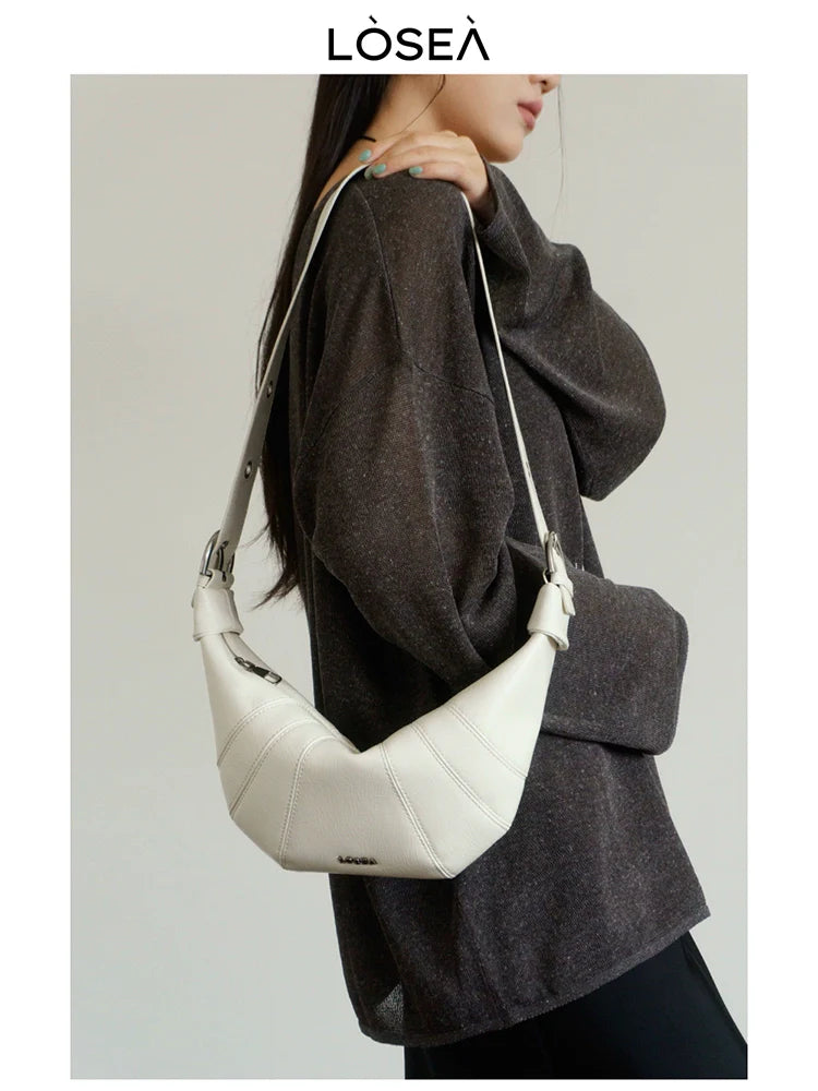 LOSEA Retro Premium Sense Lazy Shoulder Messenger Bag