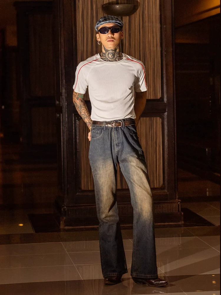 PUBLICRADIO Vintage Denim Flared Pants