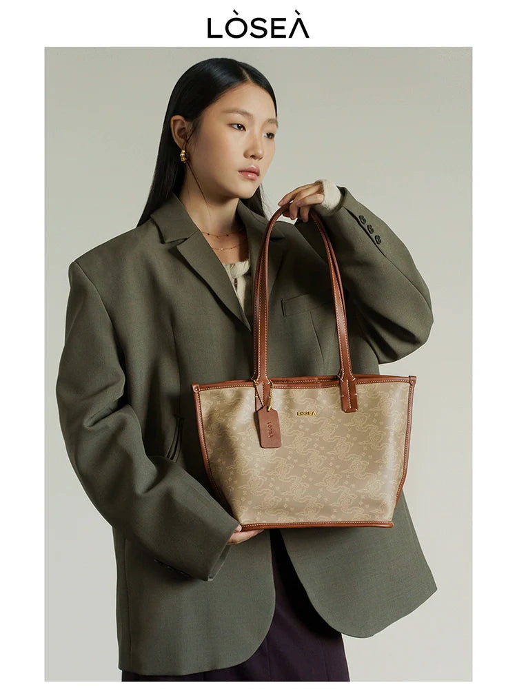 LOSEA Ruyi Moire Tote Bag