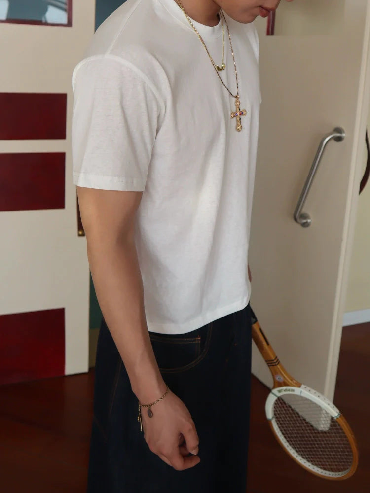 InsGale Plain Basic Semi-transparent Quick-drying Bamboo Tee