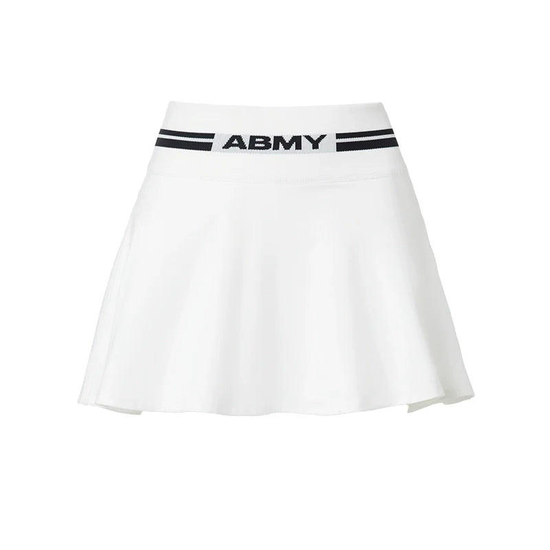 ABMY Sports Contrasting Pleated Short Skirt Pants
