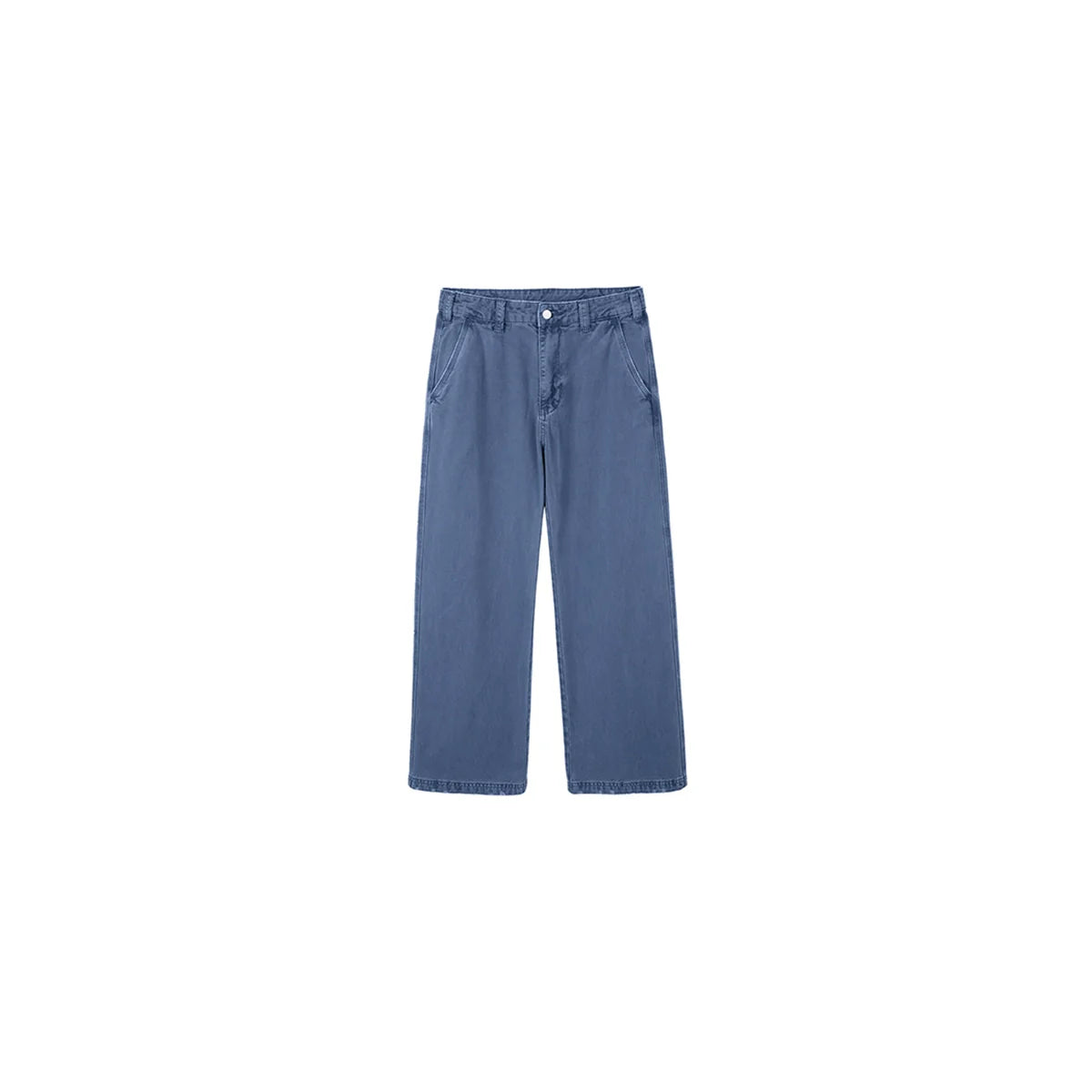 PLUS NO LOGO Washed and Old Loose Straight-leg Pants