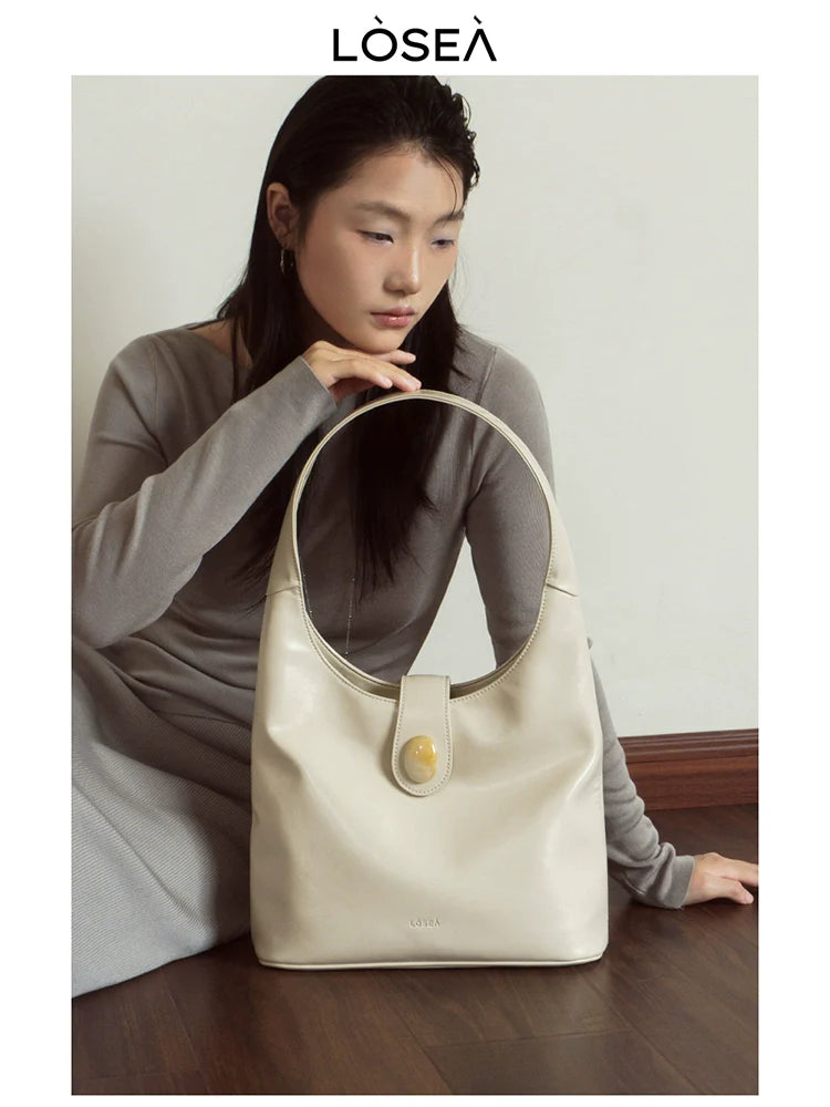 LOSEA Oriental Aesthetic Topaz Tote Bag