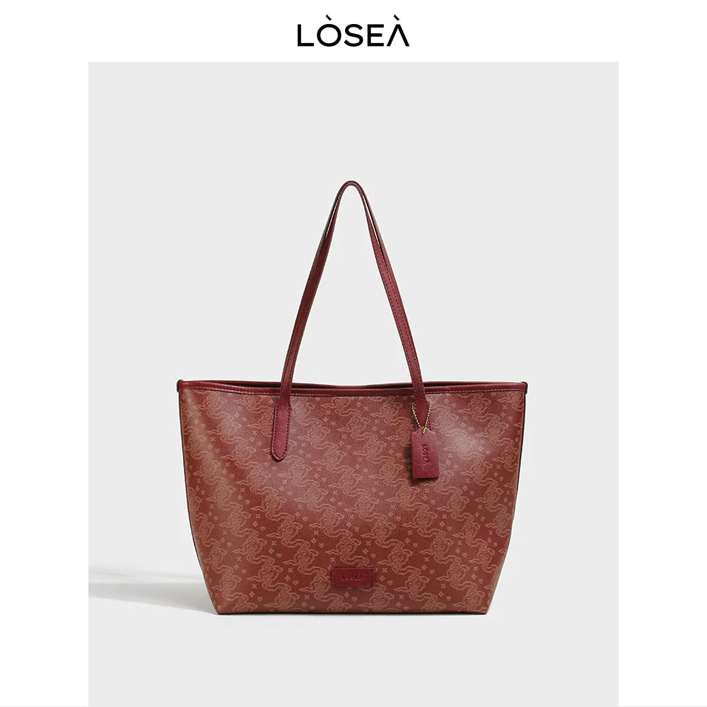 LOSEA Ruyi Moire Portable Tote Bag