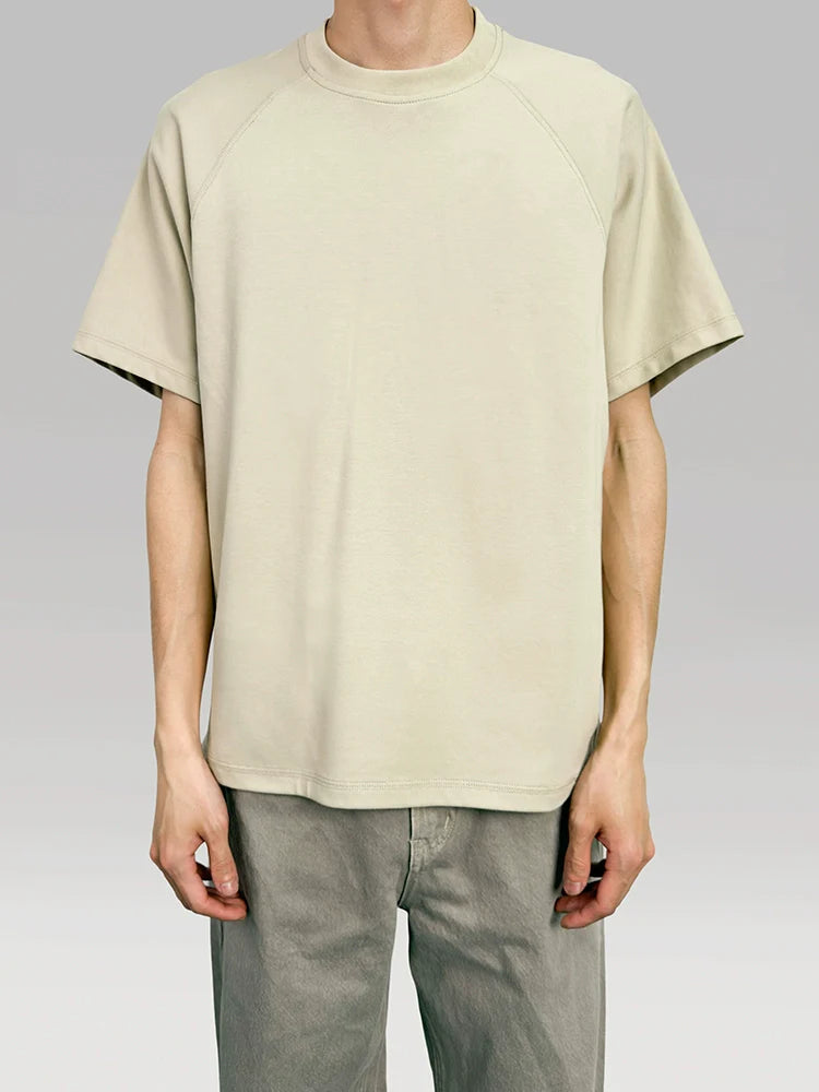 PLUS NO LOGO Moisture Wicking Small Neckline Shoulder Tee