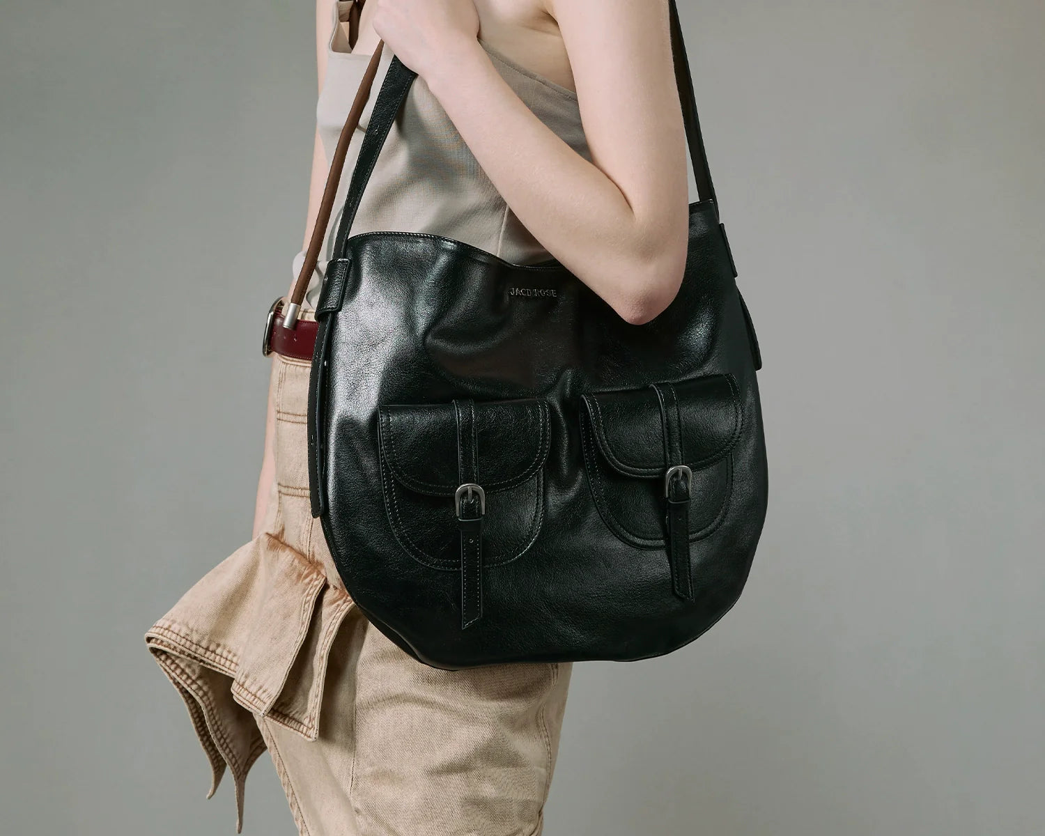 JACD Retro Commuter Large Capacity Leisure Tote Bag