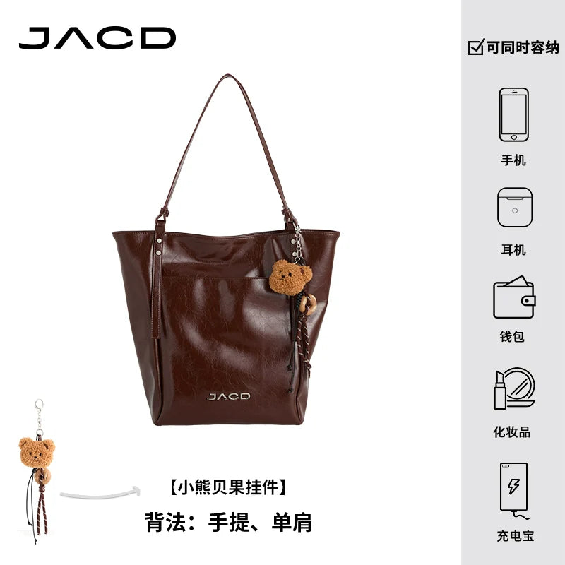 JACD Premium Sense Retro Large Capacity Tote Bag