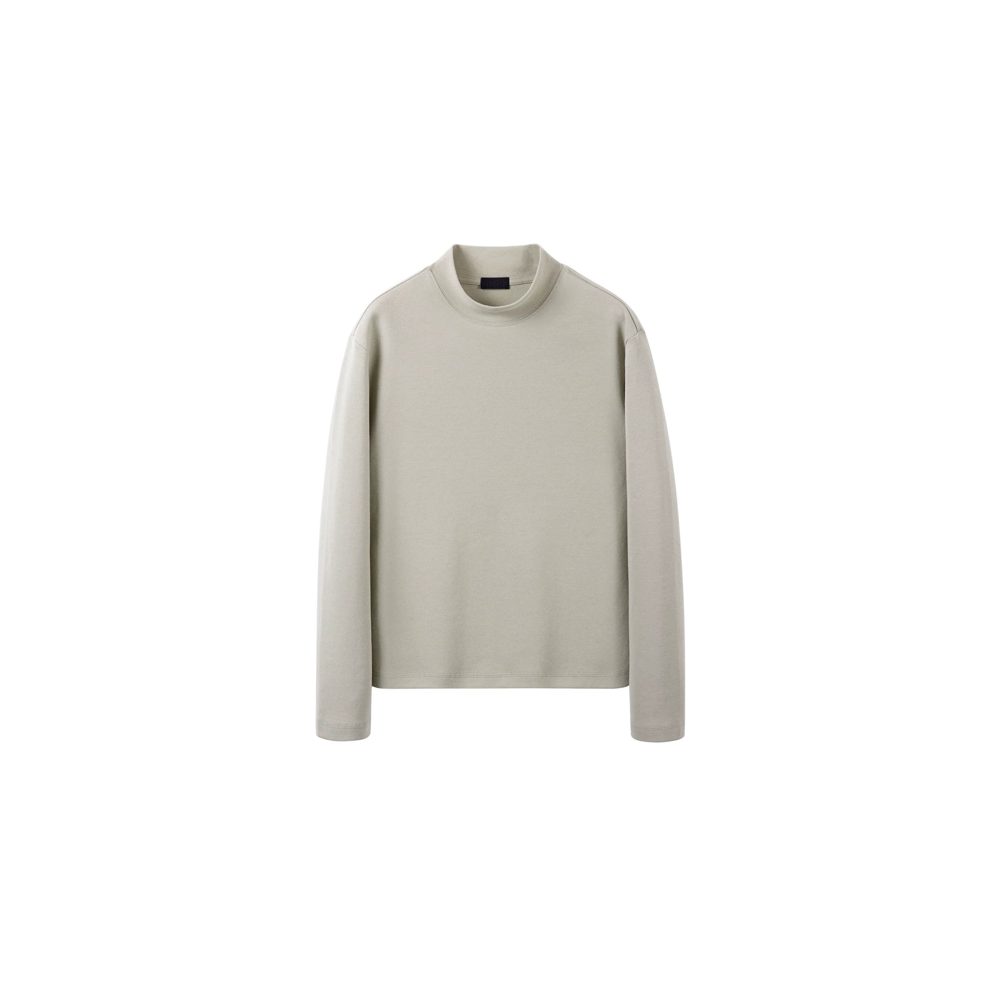 PLUS NO LOGO Warm Double-sided Polished Turtleneck Long Sleeves