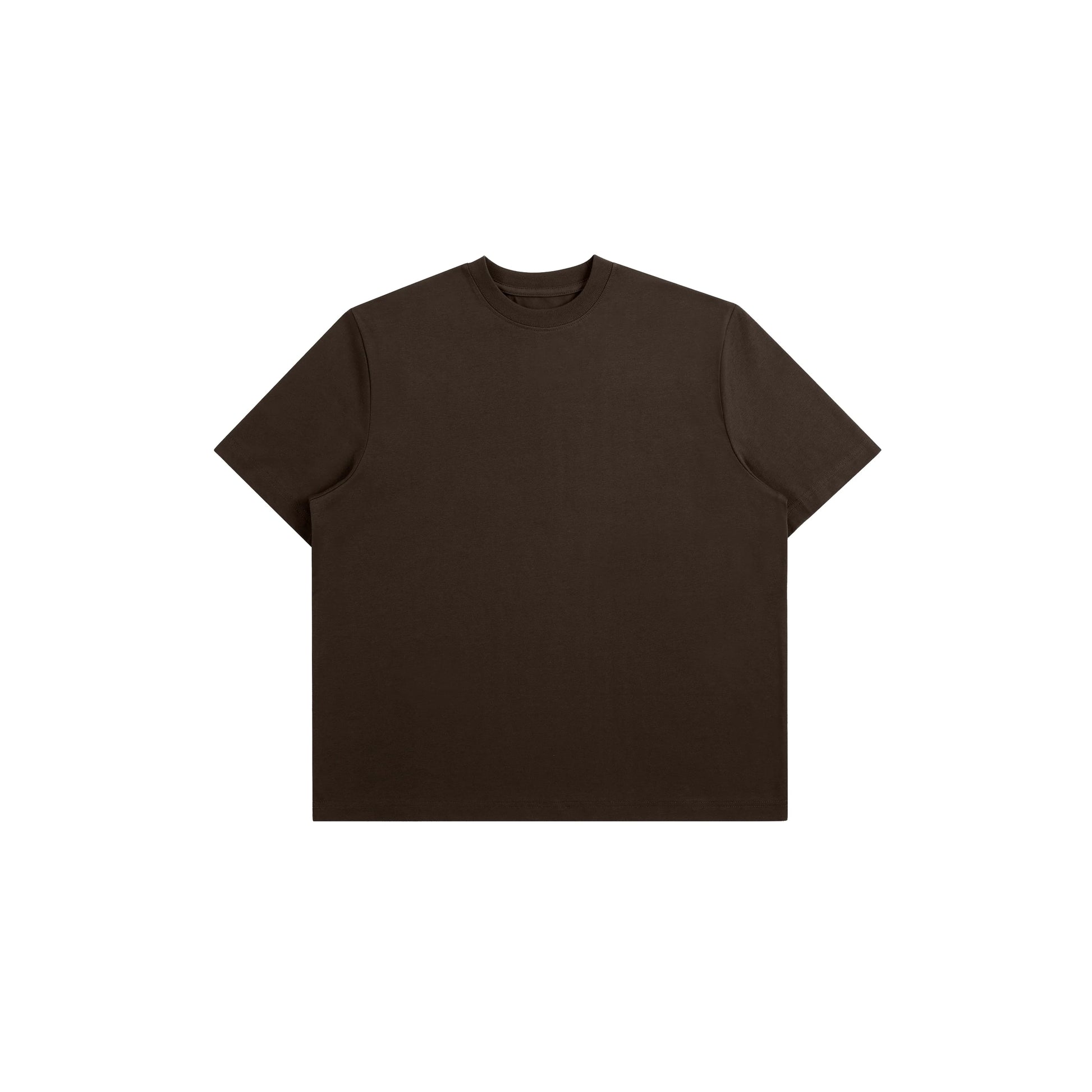 PLUS NO LOGO Small Neckline Short Wide Cool Tee