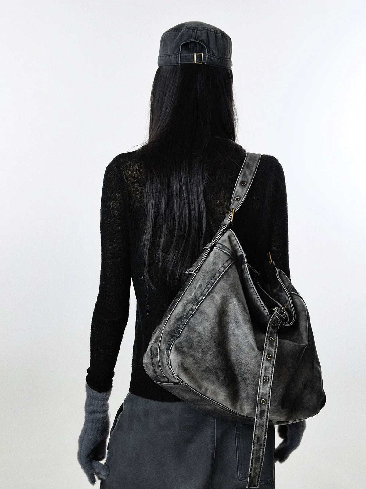 BINGBONG Retro Commuter Tote Bag Large Capacity Slack Bag