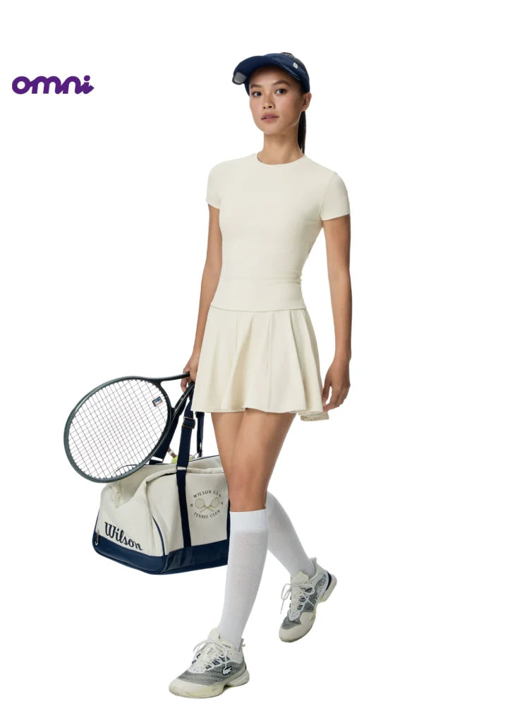 ABMY Backless Hollow Tennis Sports Suit