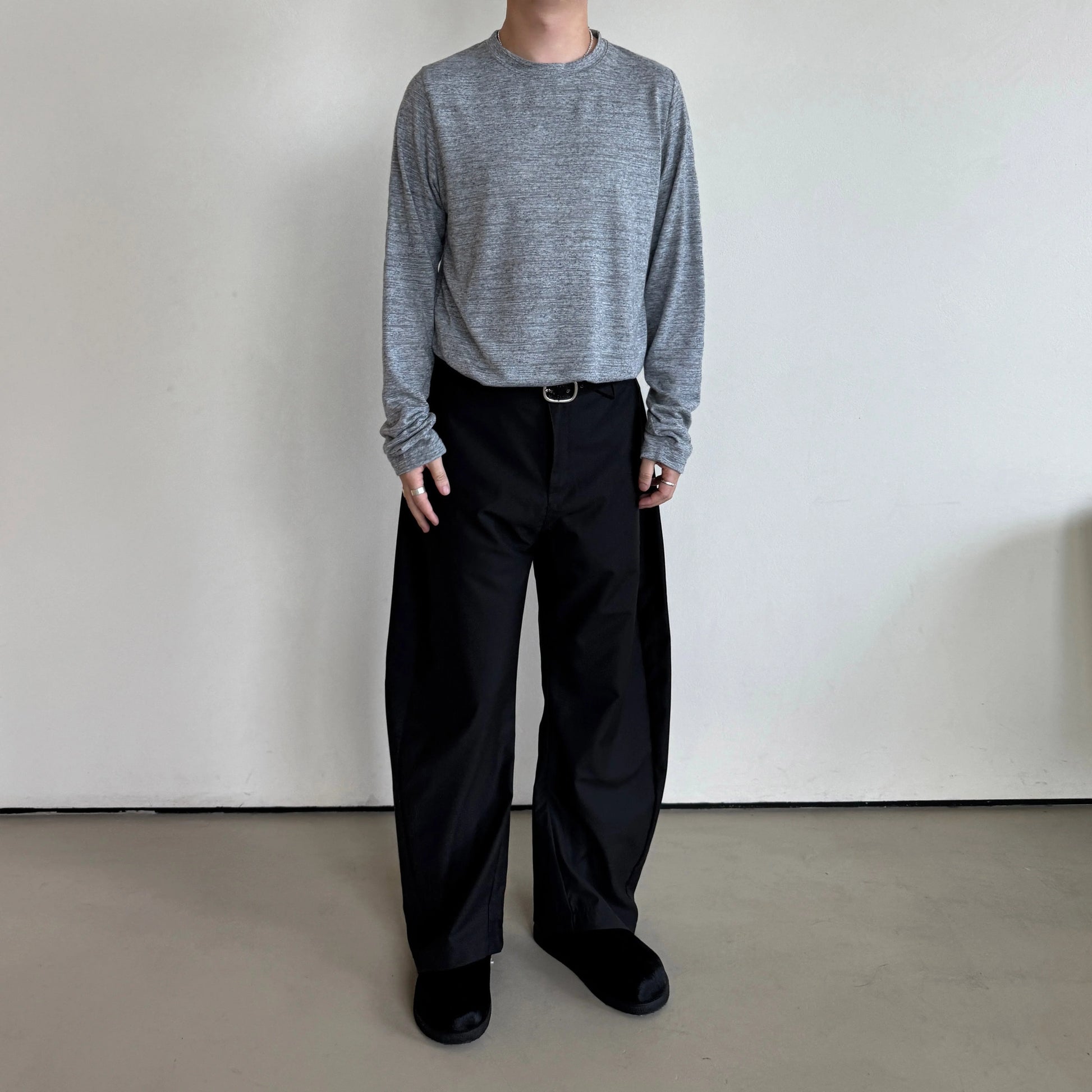 Anniehall Anti-Wrinkle Drape Scimitar Pants