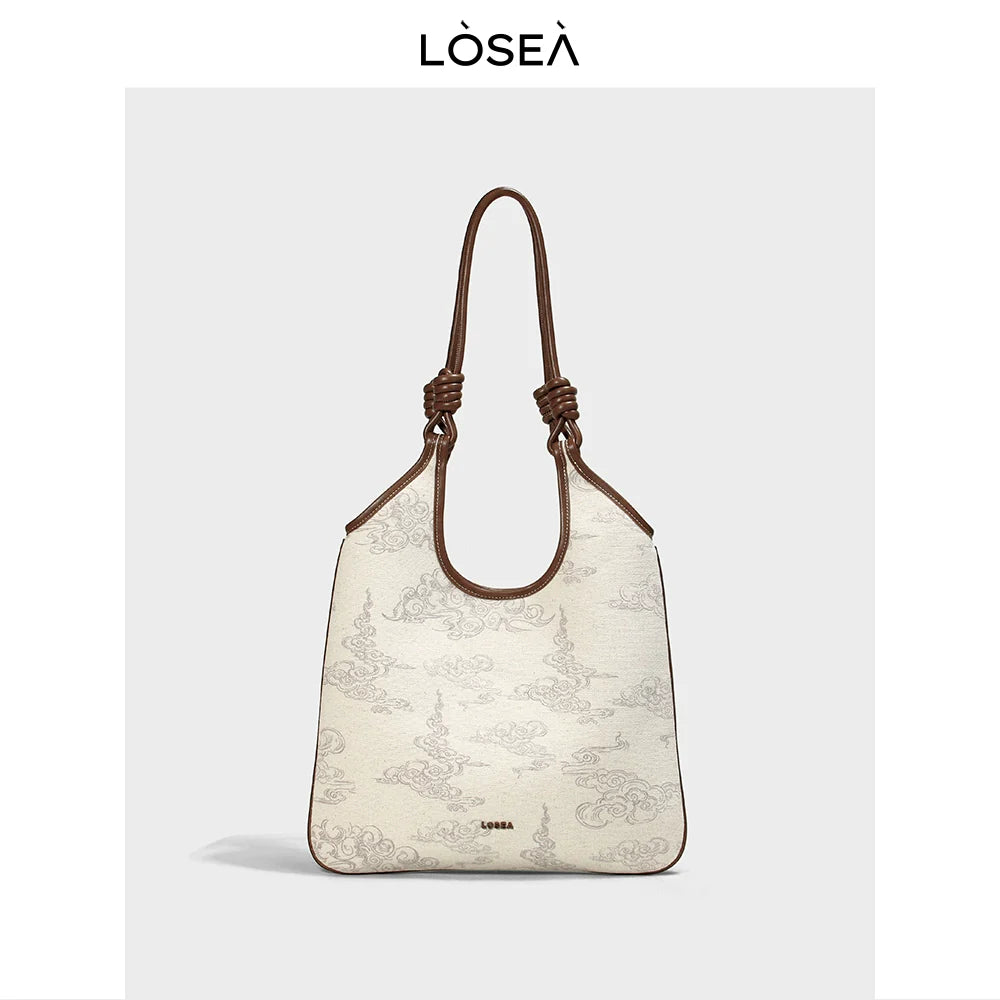LOSEA New Chinese Large Capacity Tote Bag