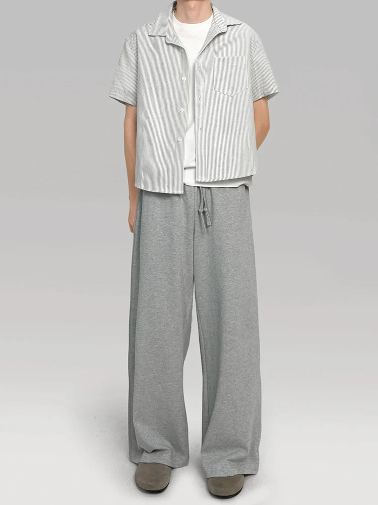 PLUS NO LOGO Striped Short Sleeve Shirt