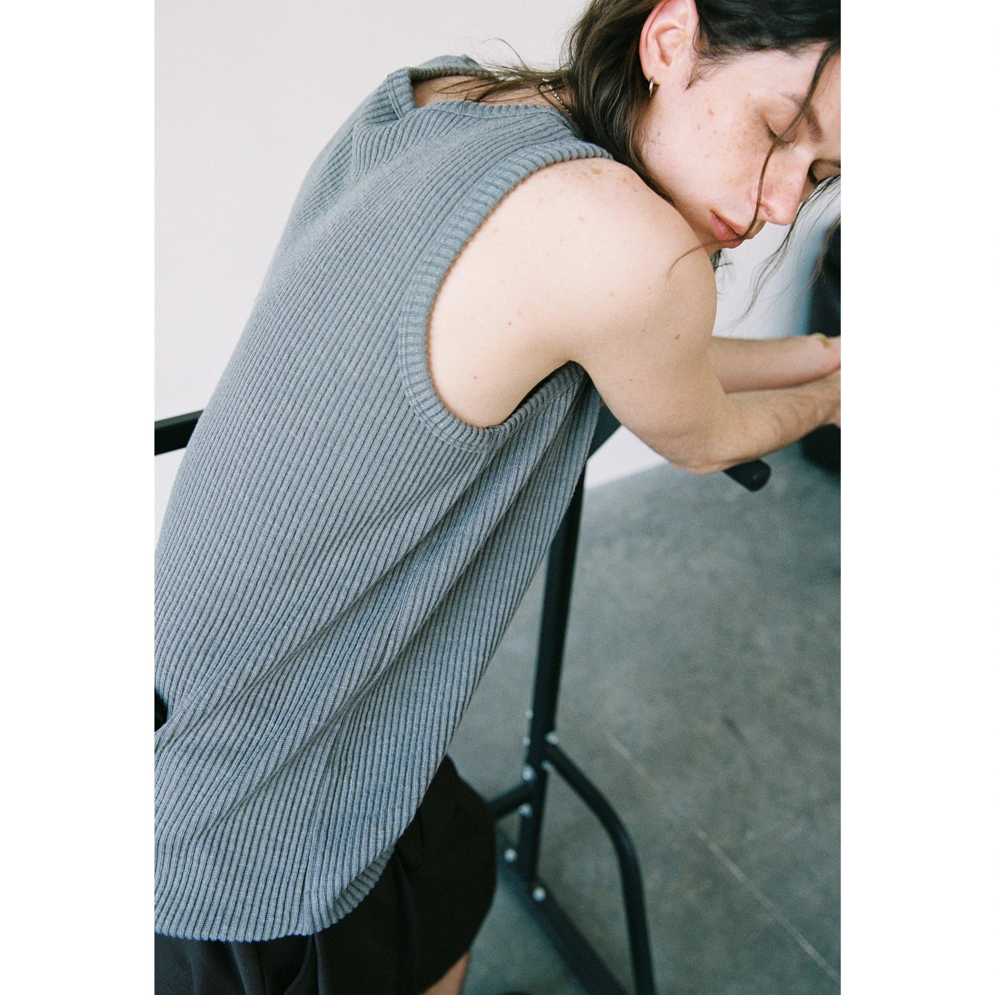 Anniehall Textured Heavy Vest