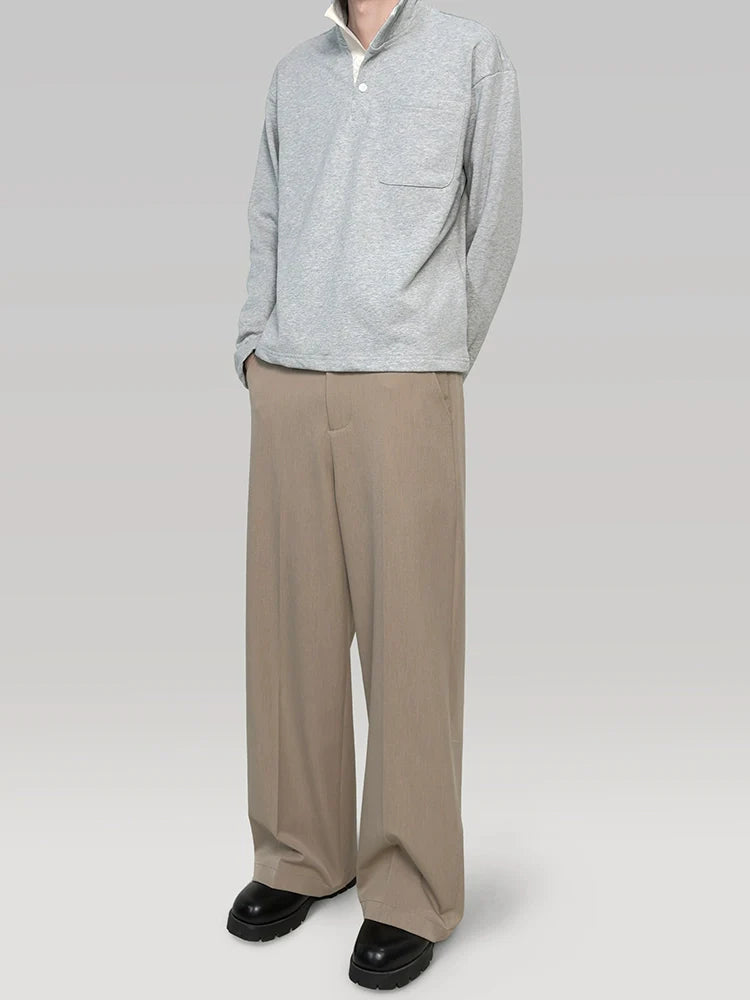 PLUS NO LOGO Button Pocket Sweater