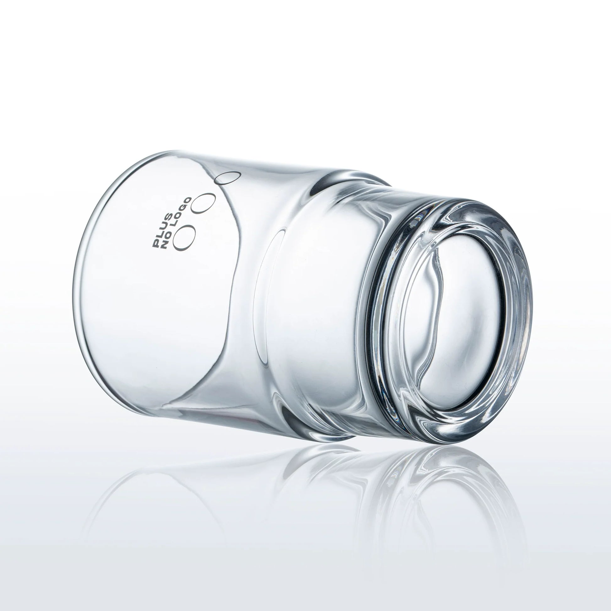 PLUS NO LOGO Transparent Glass Cold Drink Hot Drink Coffee Cup