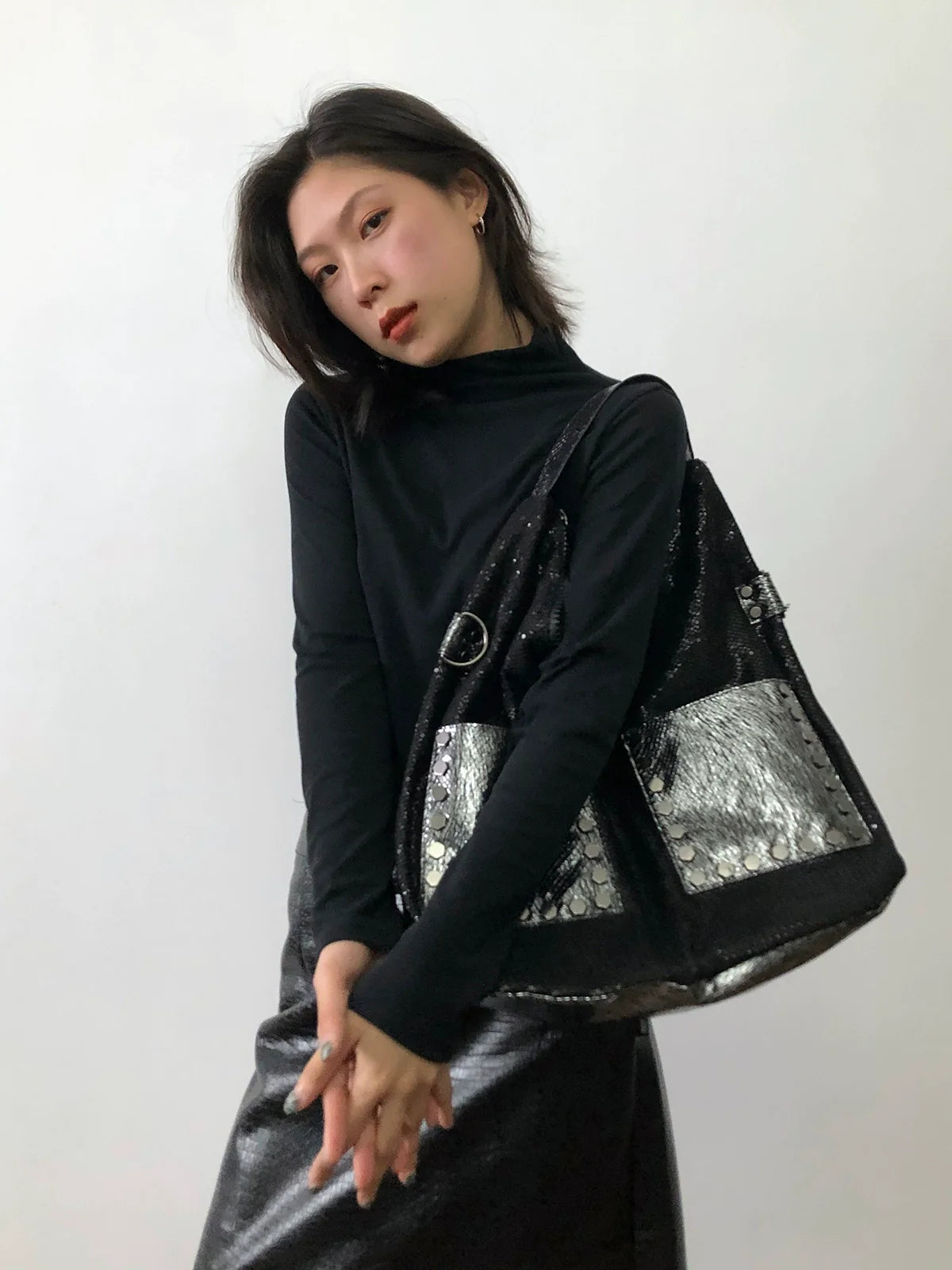 BINGBONG Personalized Flash Splicing Big Bag