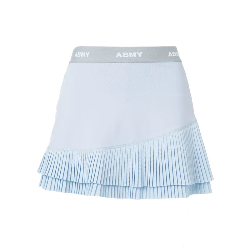 ABMY Irregular Tennis Sport Pleated Skirt