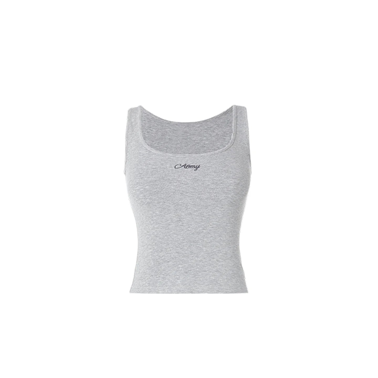 ABMY Knitted U-neck I-shaped Sling Vest