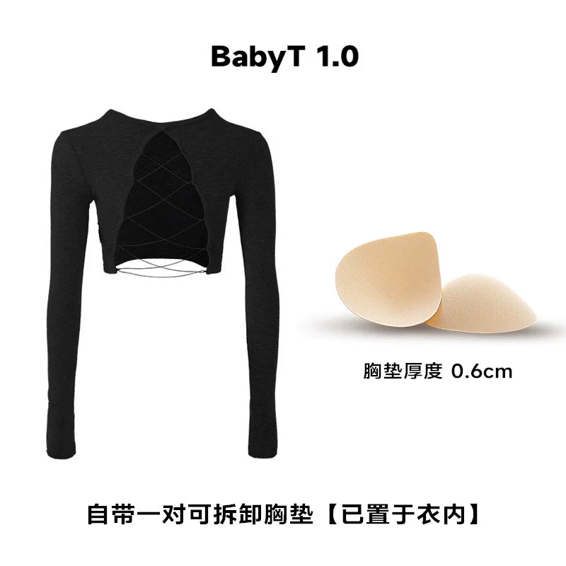 ABMY Back Hollow Strap with Chest Pad Tee