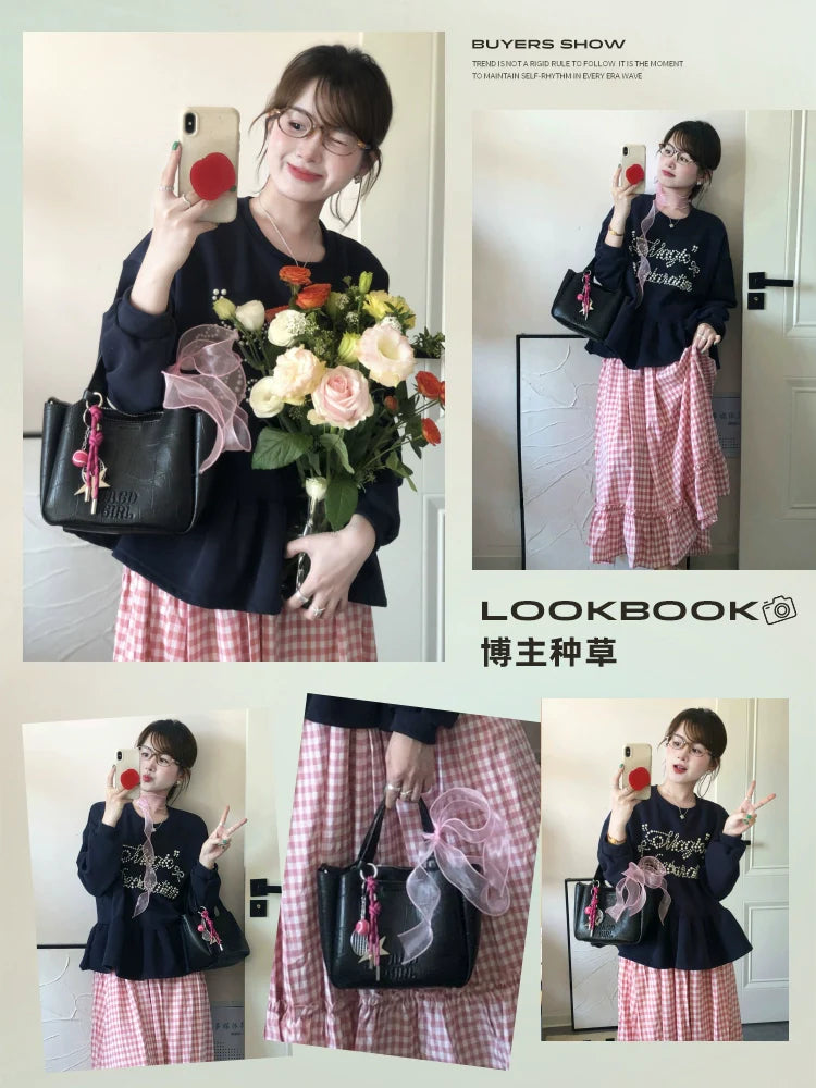 JACD Texture Niche Premium Sense Bucket Bag