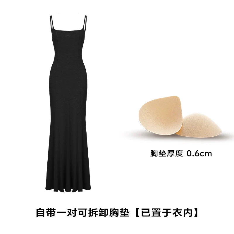 ABMY Back Cross Hollow Fishtail Skirt