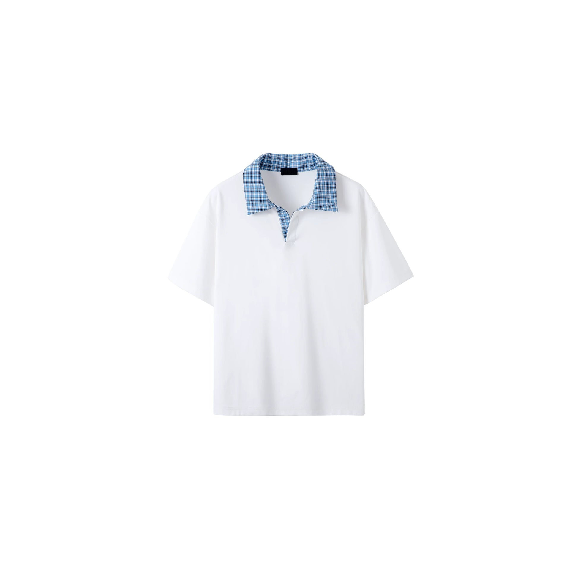 PLUS NO LOGOmiu Color Matching Collar Polo Tee