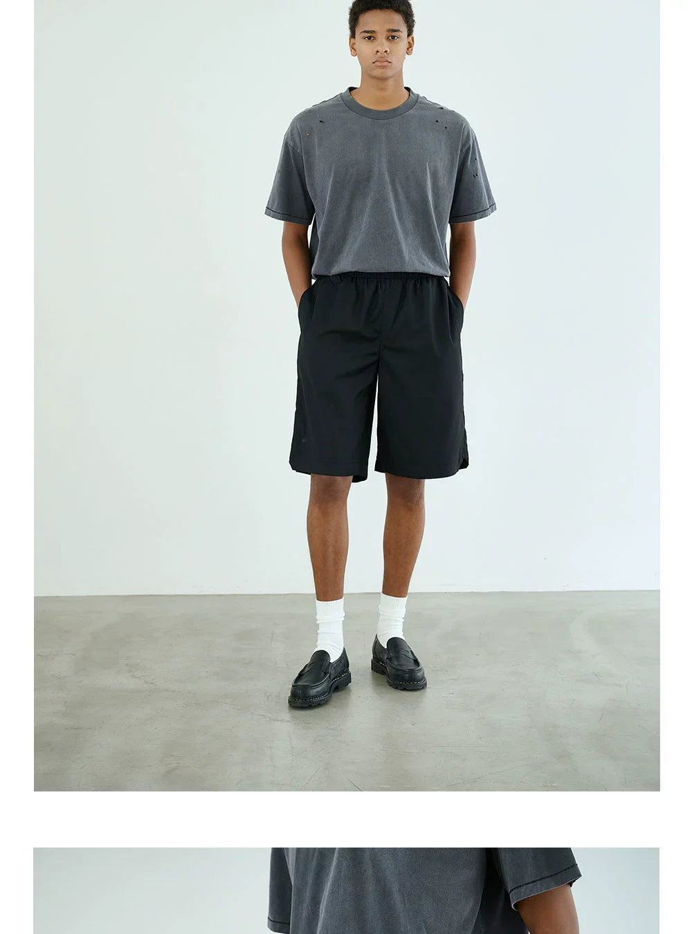 Anniehall Two-tone Retro Boxer Shorts