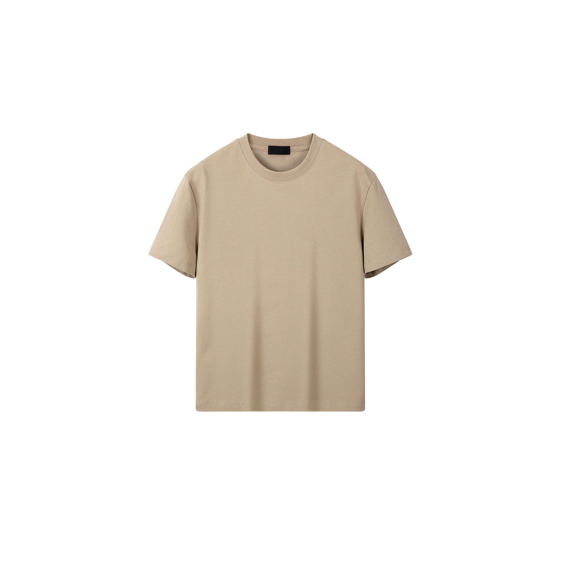 PLUS NO LOGO Casual Front Shoulder Short Sleeve Fitness Tee