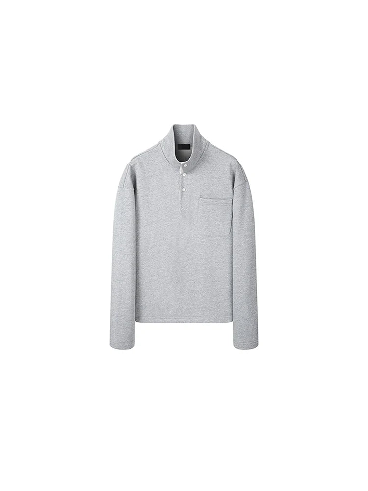 PLUS NO LOGO Button Pocket Sweater