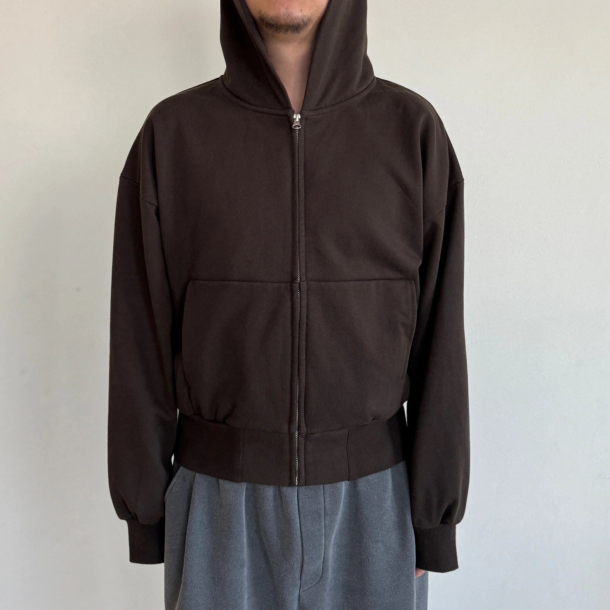 Anniehall Zip Hooded Sweater