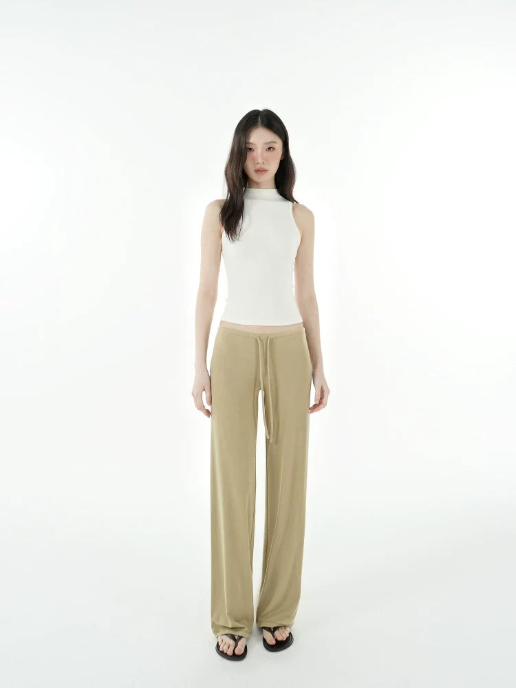Jim Kennet Mid-low Drop-down Cool Floor-mopping Slacks