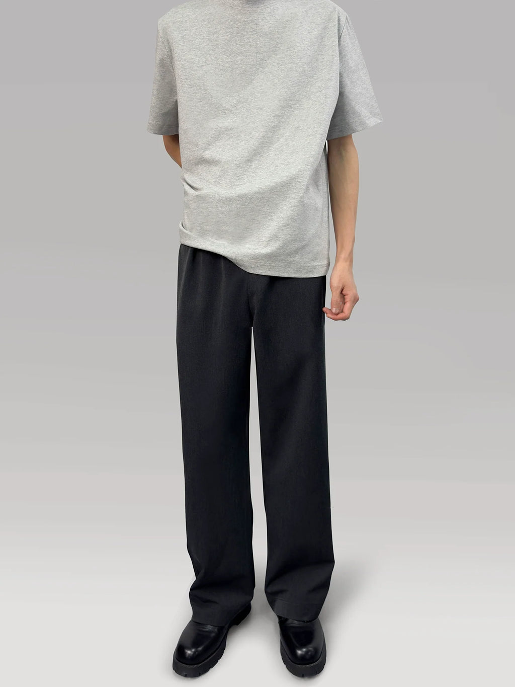 PLUS NO LOGO Straight Drop Anti-wrinkle Trousers