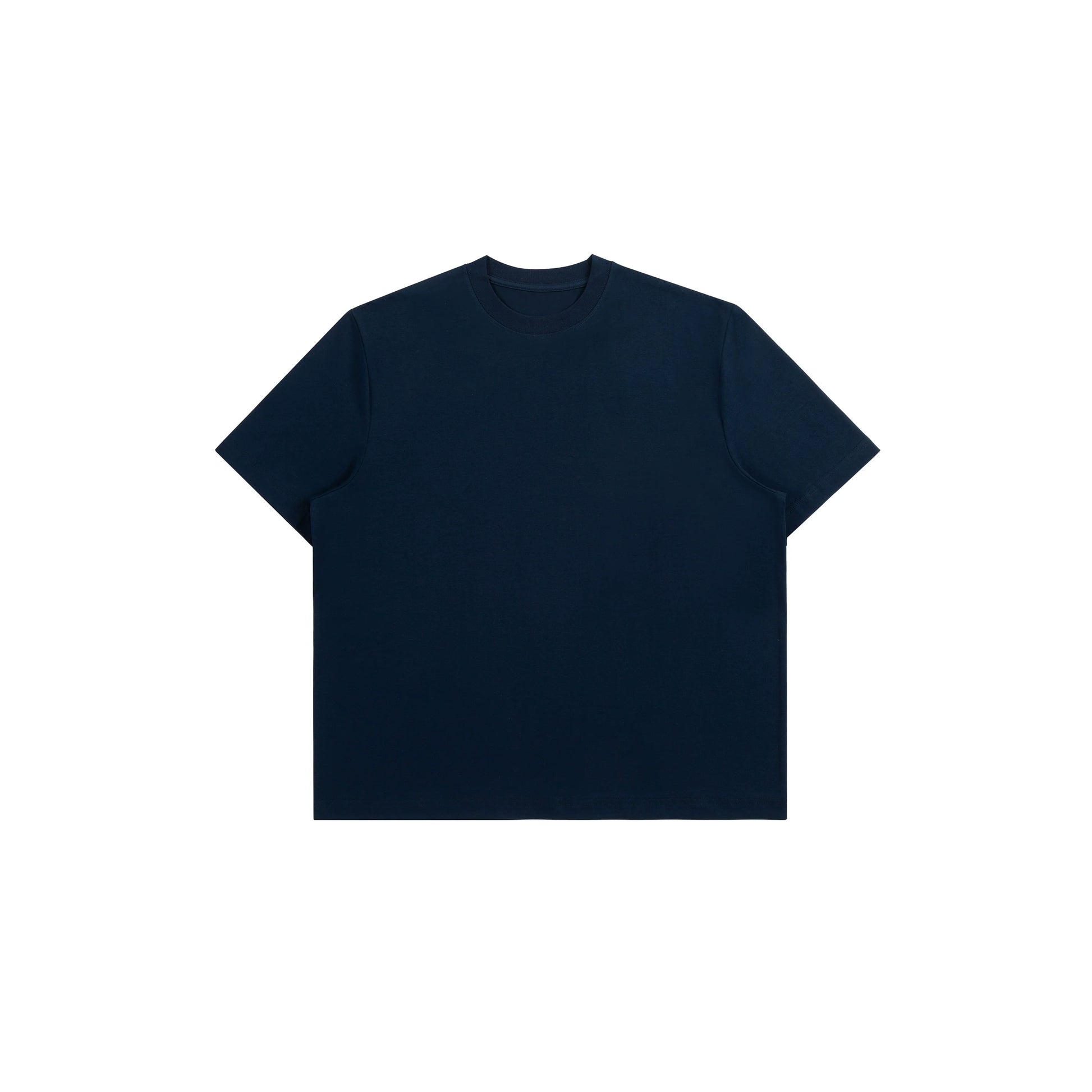 PLUS NO LOGO Small Neckline Short Wide Cool Tee