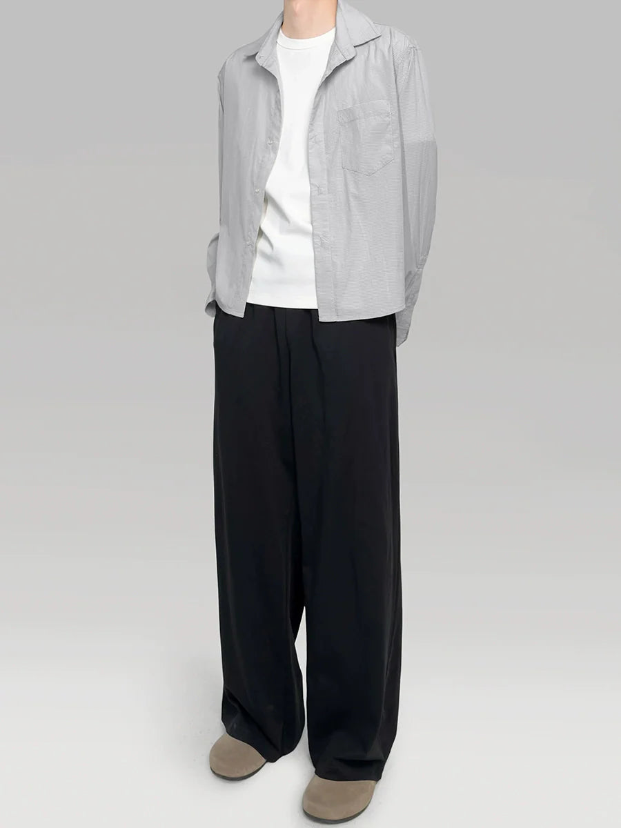 PLUS NO LOGO Original Yarn Sunscreen Striped Shirt