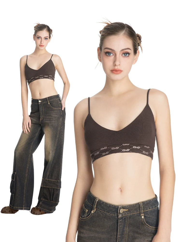 ABMY Triangle Cup Multi-color Steel-rimless Back Bra