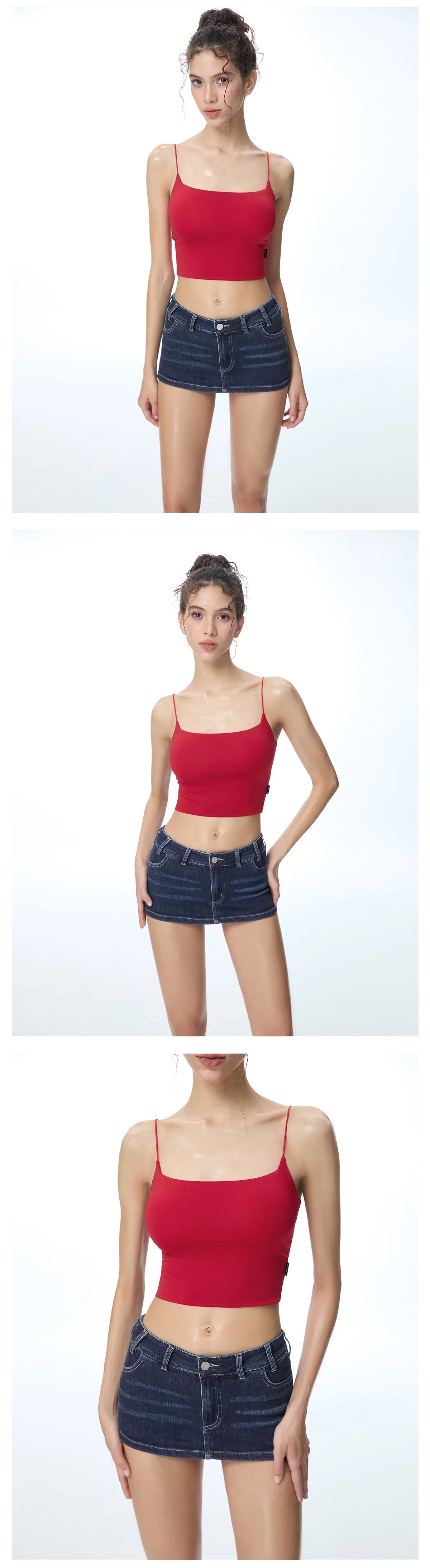 ABMY Self-contained Chest Pad Sexy and Thin Versatile Vest